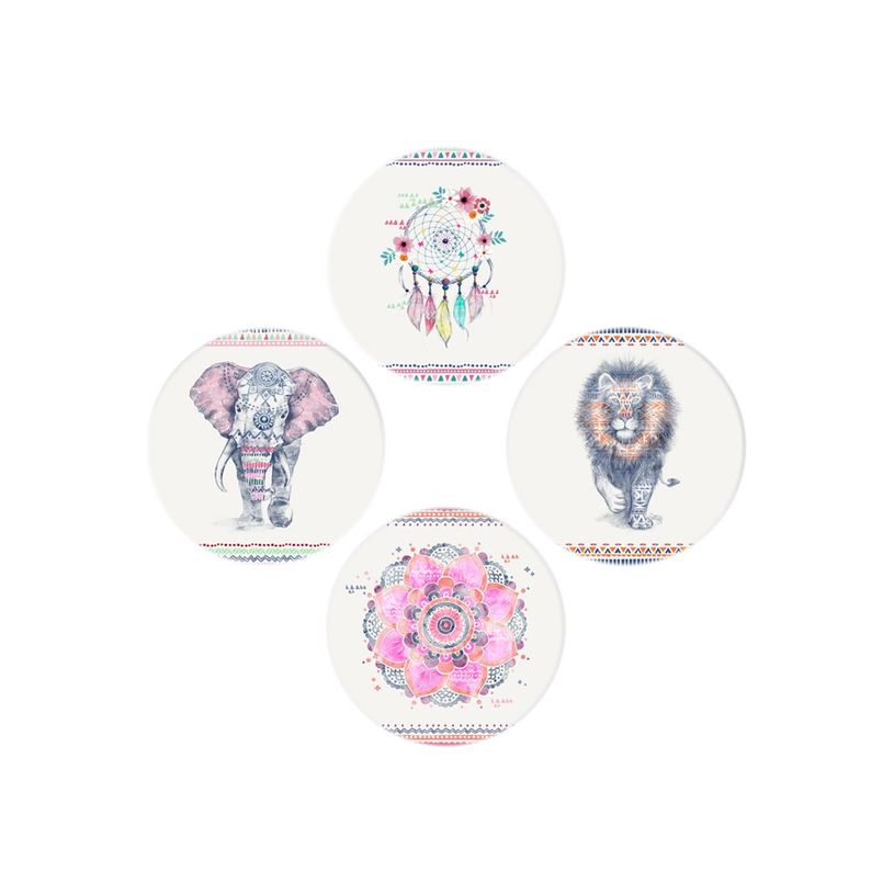 3020120144993-Oxford Boho Chic - Carnet de notes à spirale A6 - 100 pages - petits carreaux-P_79444622_13-12