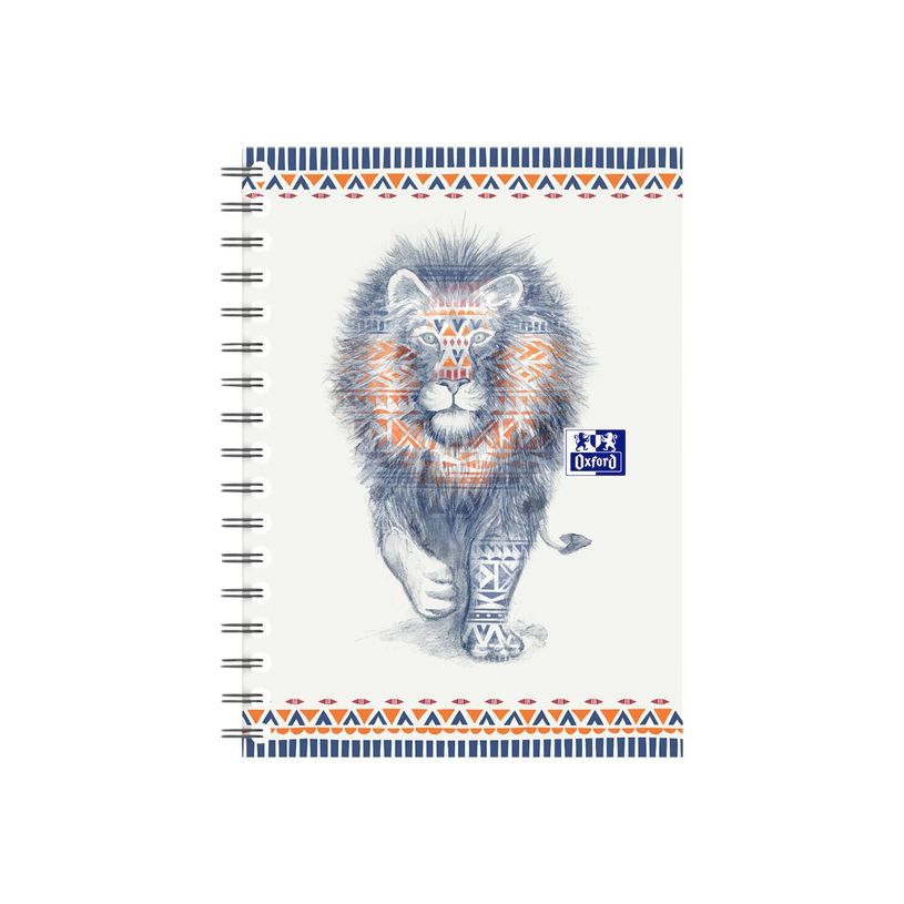 3020120144993-Oxford Boho Chic - Carnet de notes à spirale A6 - 100 pages - petits carreaux-P_79444622_4-3