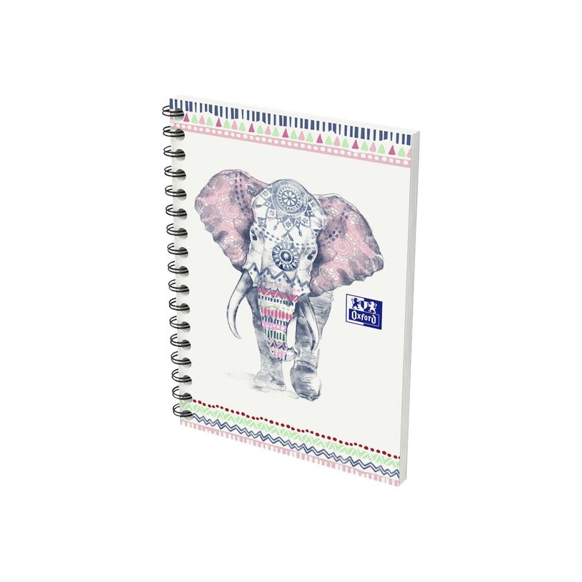 BONHEUR Papier　0329 Oxford Boho Chic - Carnet de notes A6 - 100 pages - petits