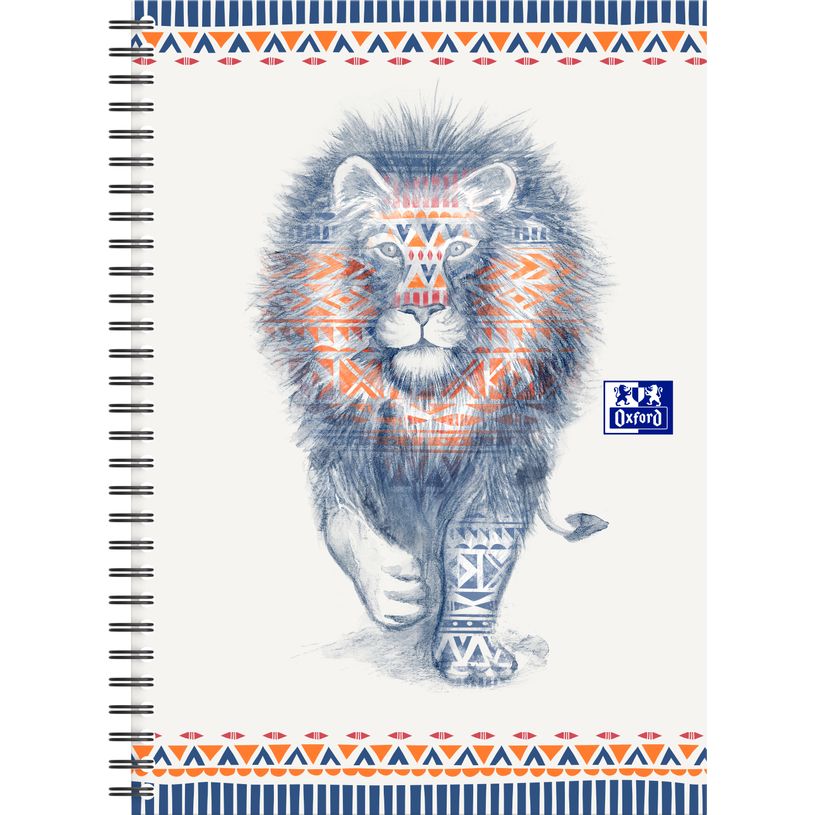 3020120145037-Oxford Boho Chic - Cahier spiralé B5 (19 x 25 cm) - 120 pages - ligné-P_79444623_7-4