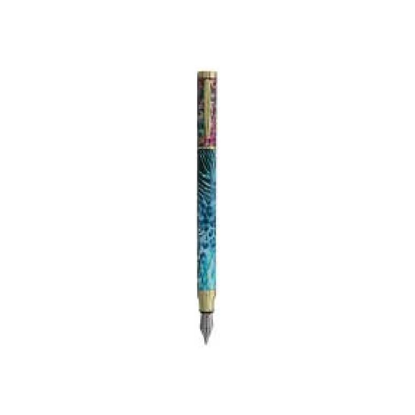 3173740241471-Ink Metal Wild Pattern - Stylo plume bleu - différents modèles disponibles-P_79444646_1-0