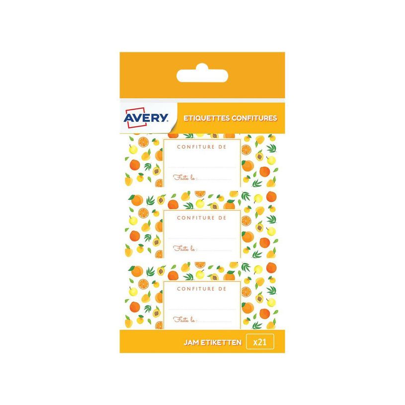 5014702139055-Avery - 20 Étiquettes rondes confiture fruits jaunes - diamètre 47,5 mm-P_79444702_1-0