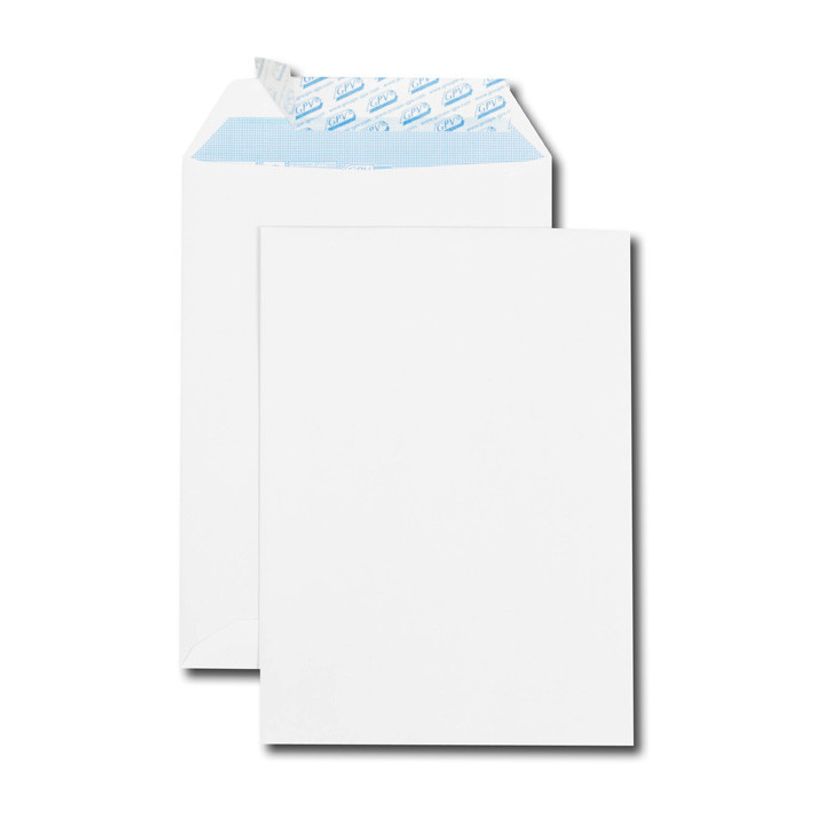 3250650042661-GPV - 500 Pochettes Enveloppes C5 162 x 229 mm - 90 gr - sans fenêtre - blanc - bande adh