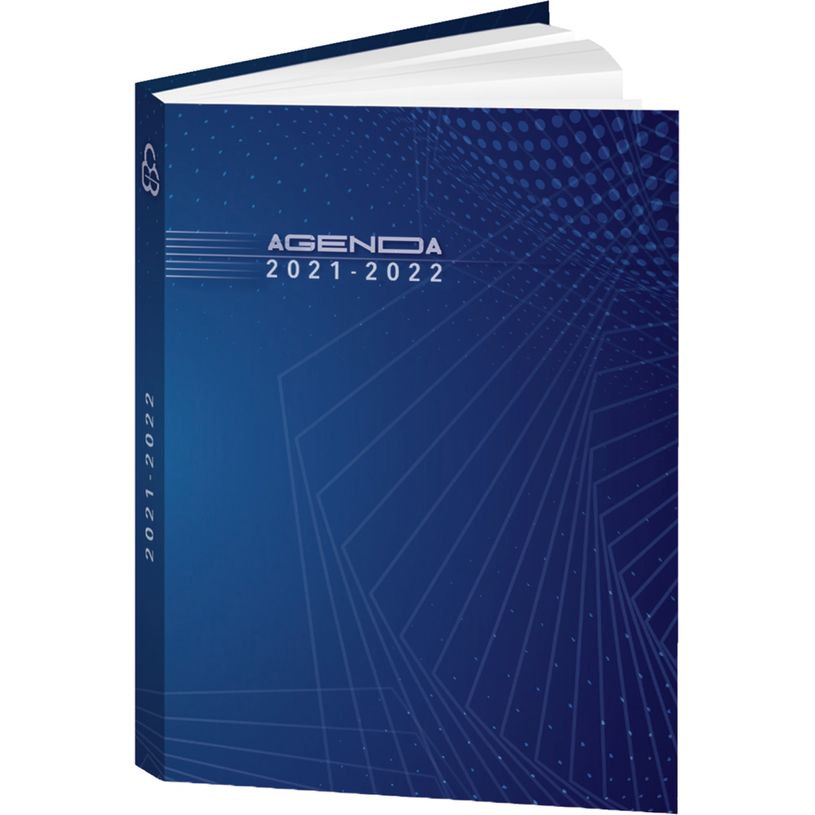 3592930015560-Agenda Techno bleu - 1 jour par page - 12,5 x 17,5 cm - Bouchut-P_79444735_3-0