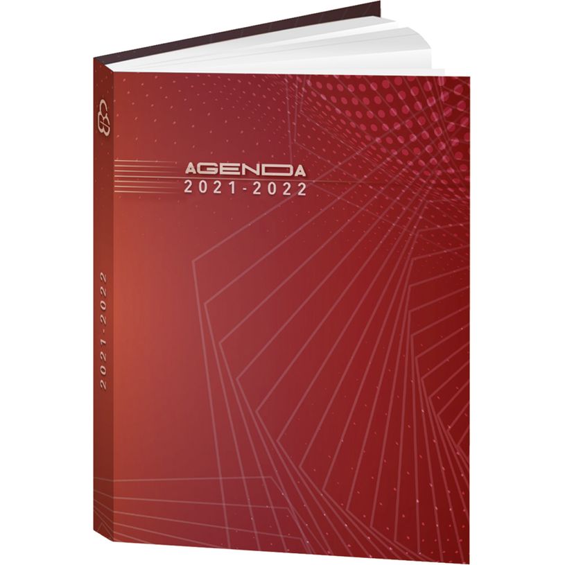3592930015577-Agenda Techno rouge - 1 jour par page - 12,5 x 17,5 cm - Bouchut-P_79444736_4-0