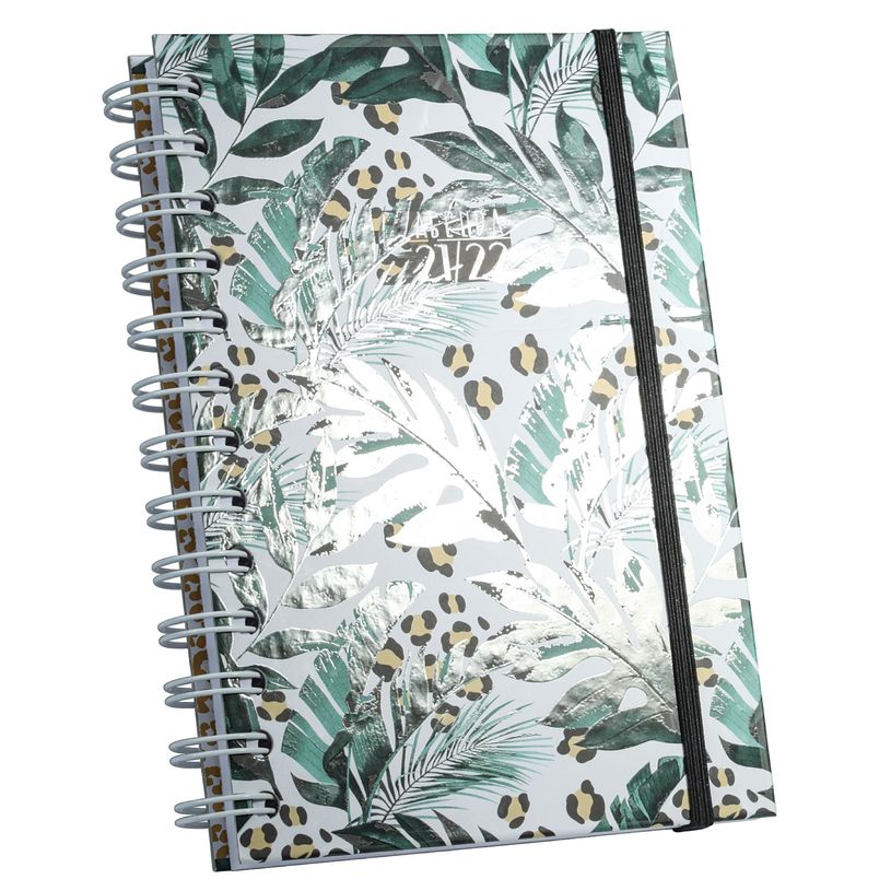 3592930015713-Agenda à spirales Floral vert - 1 jour par page - 12,5 x 17,5 cm - Bouchut-P_79444743_8-4