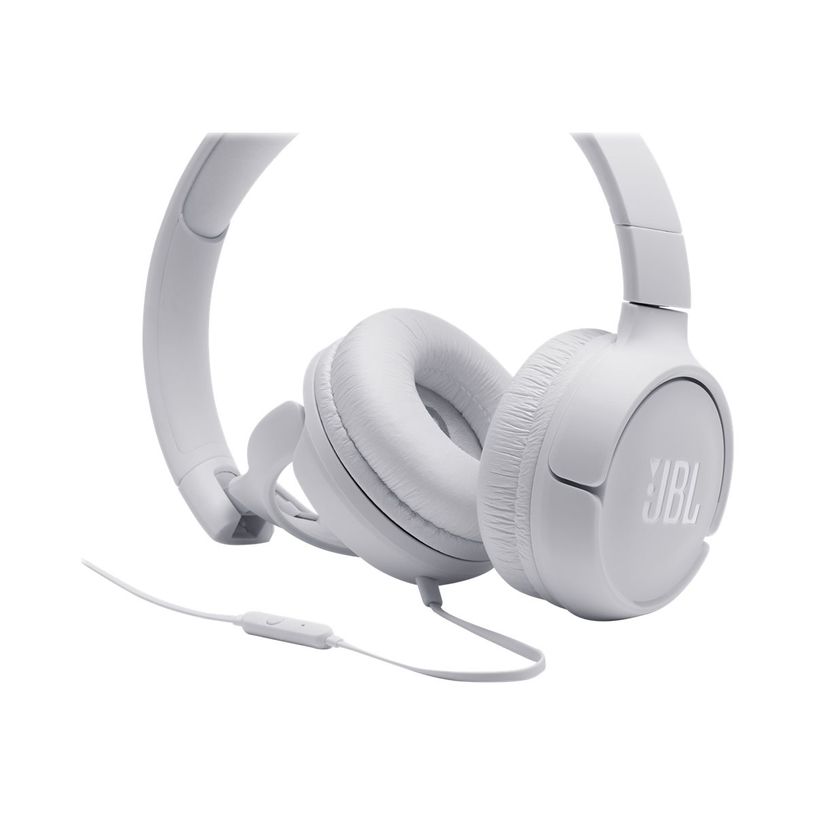 6925281939938-JBL Tune 501 - Casque filaire avec micro - blanc-P_79444939_5-4
