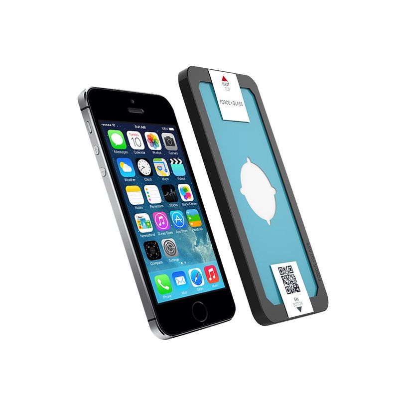 3571211365693-Force Glass - Protection d'écran - verre trempé pour iPhone 5/5S/SE/5C-P_79444968_2-0