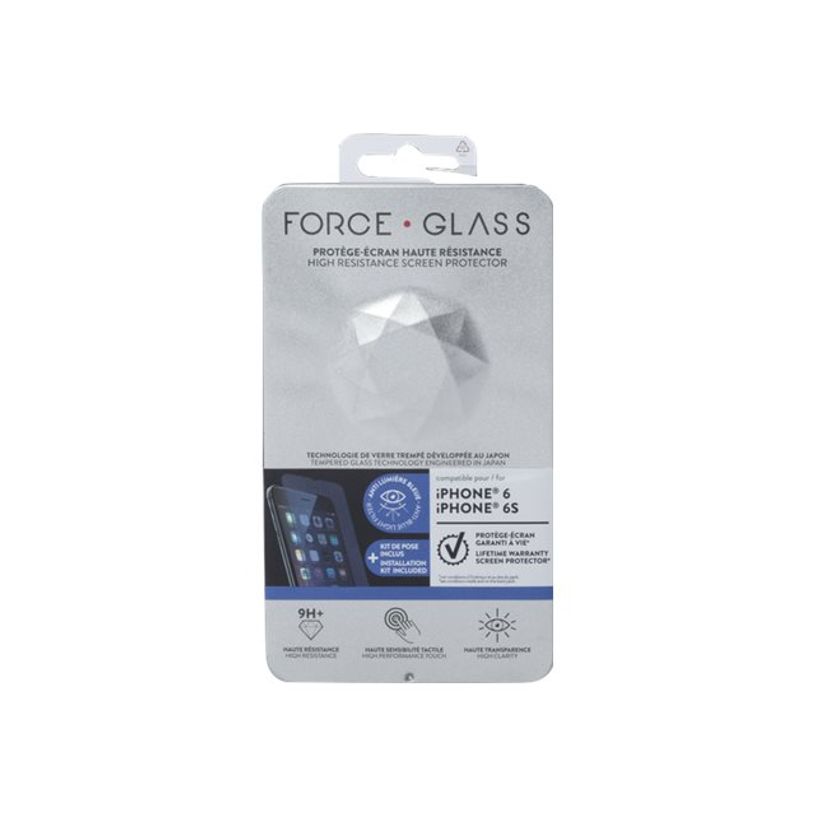 3571211365730-Force Glass - Protection d'écran - verre trempé pour iPhone 6/6S-P_79444970_1-2