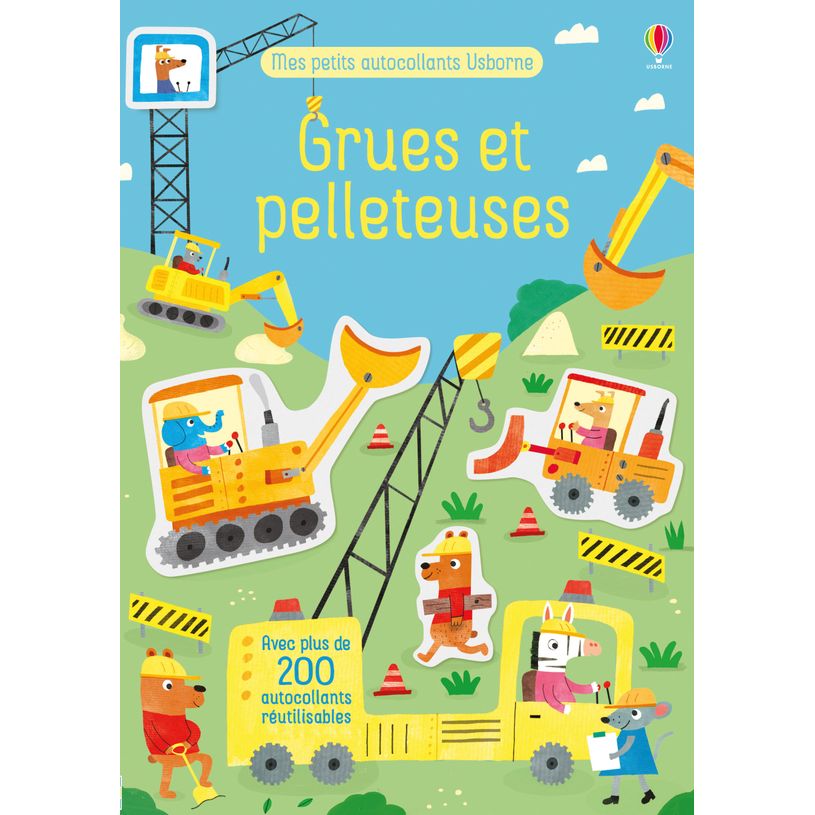9781474960977-Grues et pelleteuses - Mes petits autocollants-P_79445103_1-0