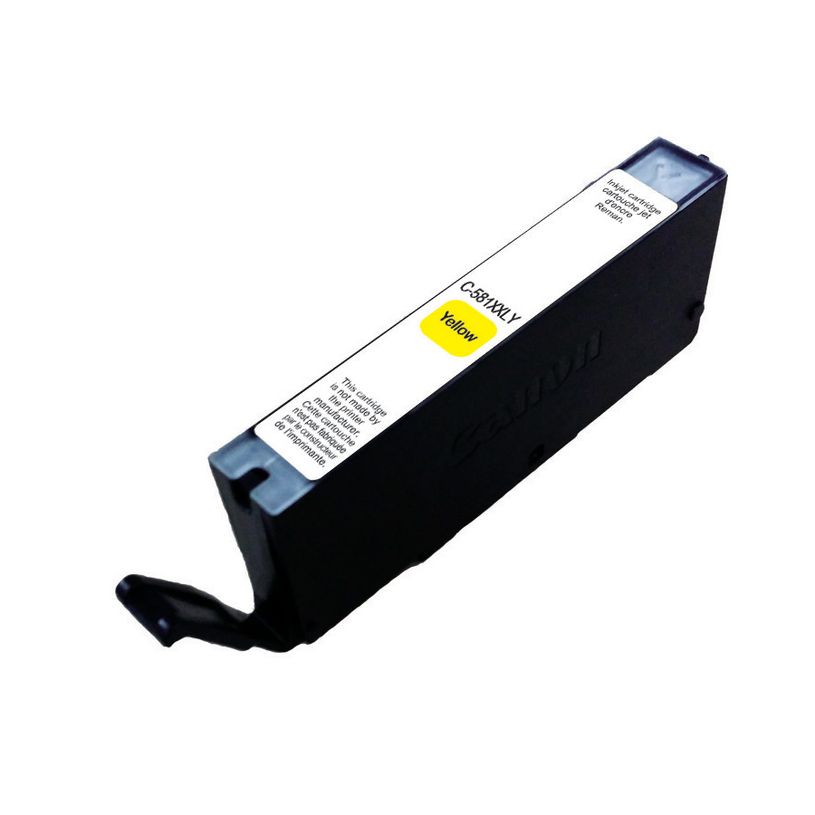 3584770904074-Cartouche remanufacturée Canon CLI-581XXL - jaune - Uprint--1