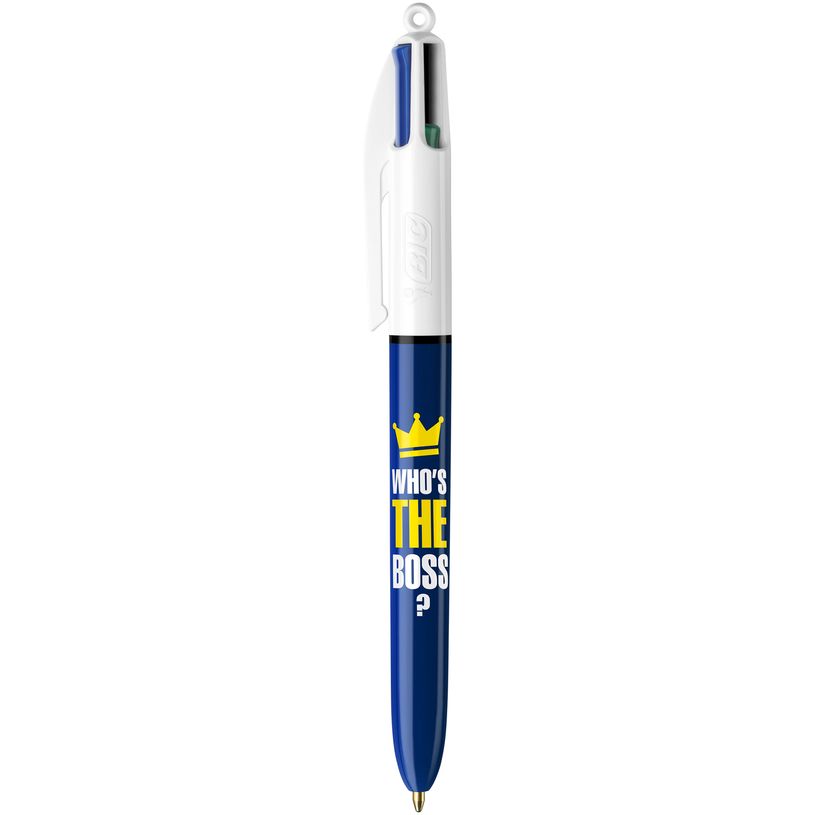 3086123589476-BIC 4 Couleurs - Stylo à bille 4 couleurs - 1 mm - « Who’s The Boss »-P_79445267_1-0