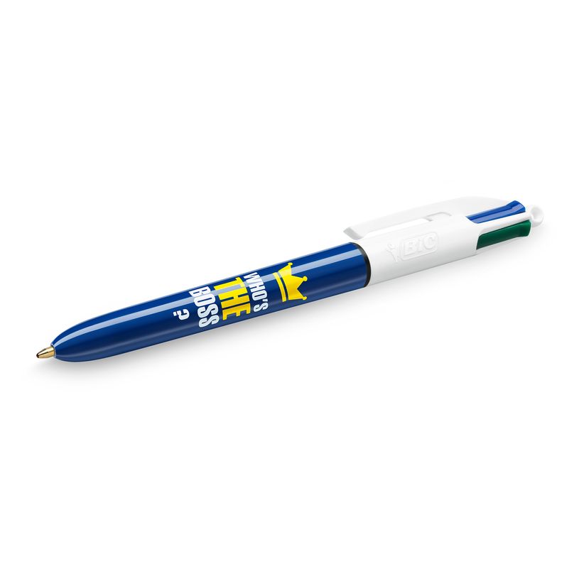 3086123589476-BIC 4 Couleurs - Stylo à bille 4 couleurs - 1 mm - « Who’s The Boss »-P_79445267_2-1