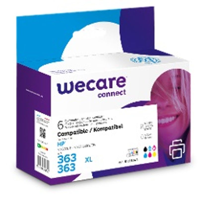 3112539818753-Cartouche compatible HP 363 - pack de 6 - noir, cyan, magenta, jaune, magenta clair, cyan c-P_79445320_1-0