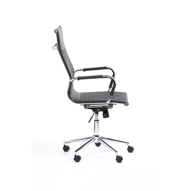 3701338801716-Fauteuil de bureau DELAWARE - accoudoirs fixes - Noir-P_79445346_3-2