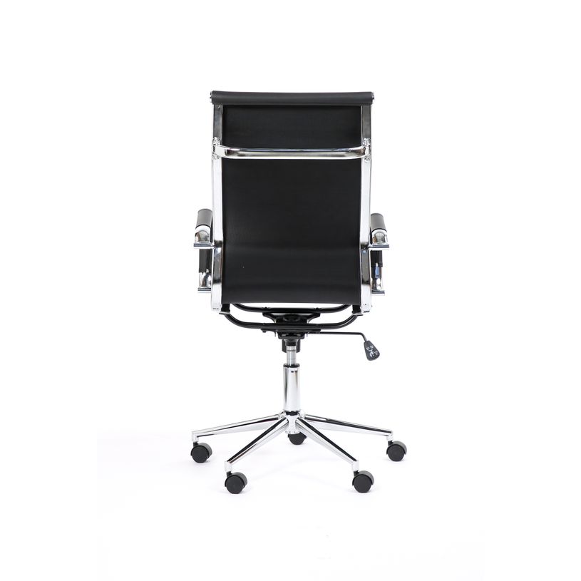 3701338801716-Fauteuil de bureau DELAWARE - accoudoirs fixes - Noir-P_79445346_5-4