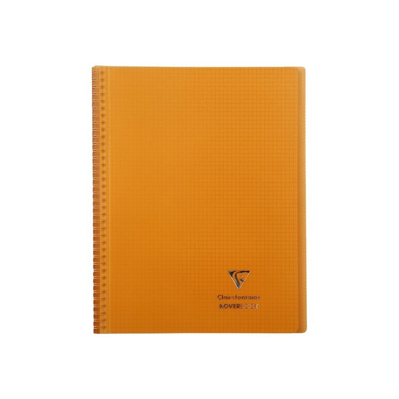 3037923866014-Clairefontaine Koverbook - Cahier à spirale polypro 24 x 32 cm - 160 pages - petits carreaux (5x5 mm) - disponib-P_79445347_1-0