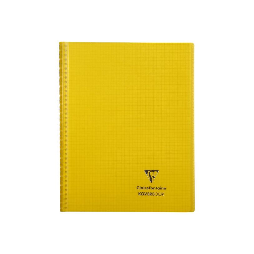 3037923866014-Clairefontaine Koverbook - Cahier à spirale polypro 24 x 32 cm - 160 pages - petits carreaux (5x5 mm) - disponib-P_79445347_3-2
