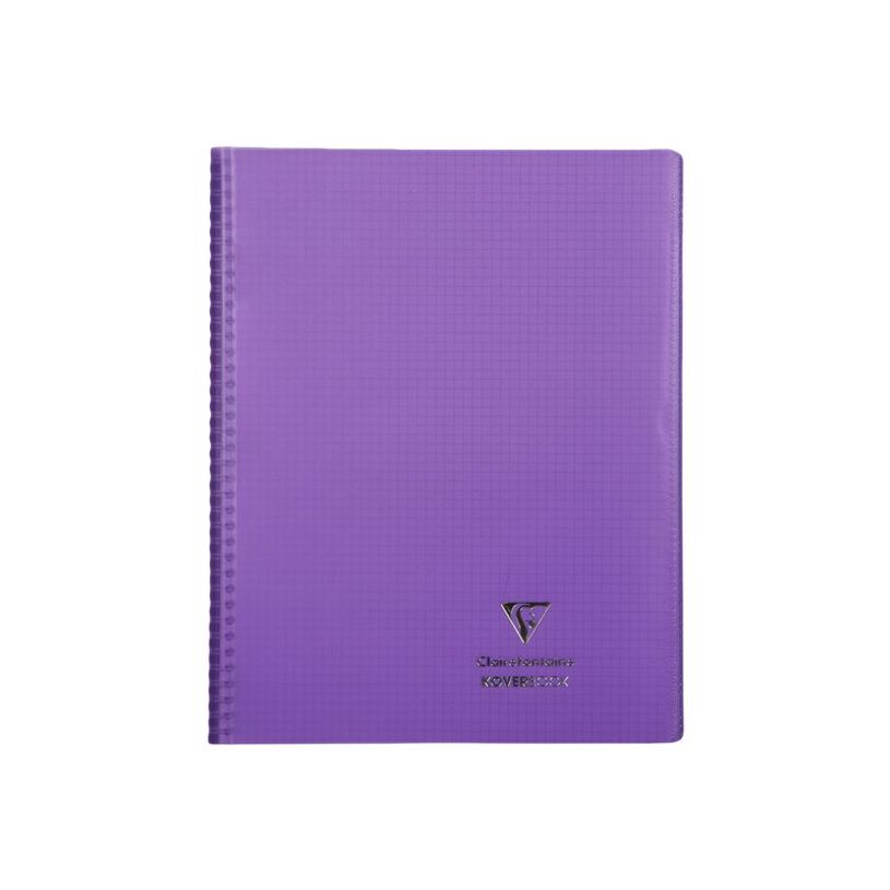 3037923866014-Clairefontaine Koverbook - Cahier à spirale polypro 24 x 32 cm - 160 pages - petits carreaux (5x5 mm) - disponib-P_79445347_4-3