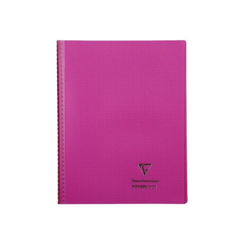 3037923866014-Clairefontaine Koverbook - Cahier à spirale polypro 24 x 32 cm - 160 pages - petits carreaux (5x5 mm) - disponib-P_79445347_7-6