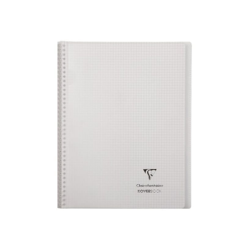 3037923866014-Clairefontaine Koverbook - Cahier à spirale polypro 24 x 32 cm - 160 pages - petits carreaux (5x5 mm) - disponib-P_79445347_8-7