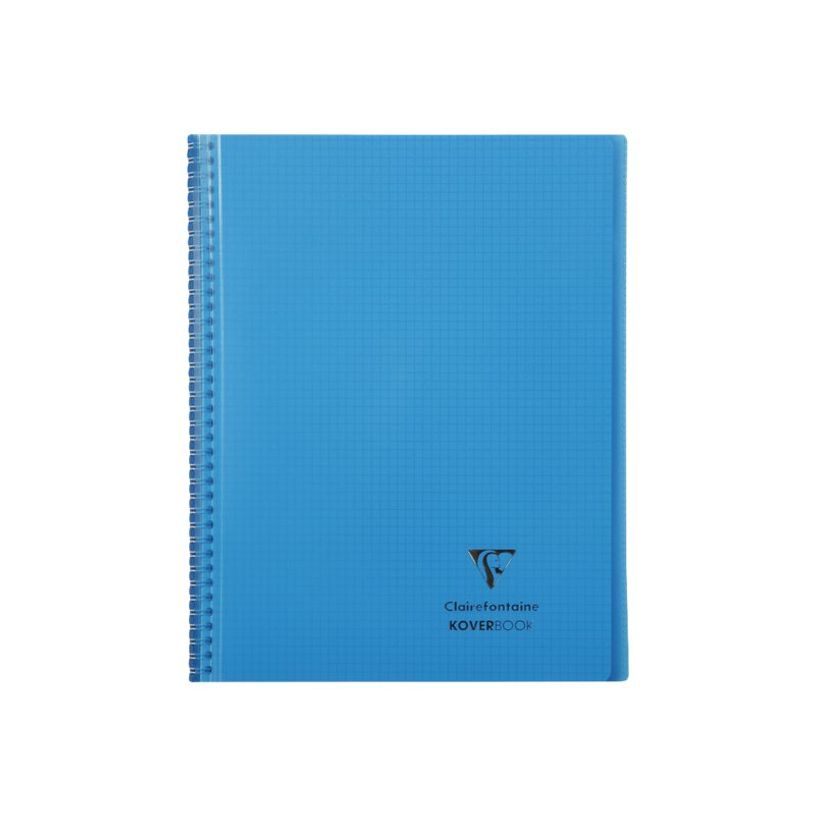 3037923866014-Clairefontaine Koverbook - Cahier à spirale polypro 24 x 32 cm - 160 pages - petits carreaux (5x5 mm) - disponib-P_79445347_9-8