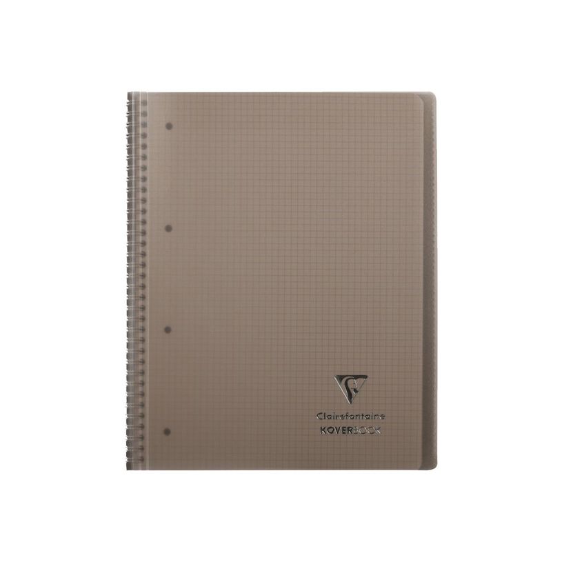 3037923960019-Clairefontaine Koverbook - Cahier à spirale polypro A4+ (22,5 x 29,7 cm) - 160 pages - petits carreaux (5x5 mm) - disponib-P_79445348_8-7