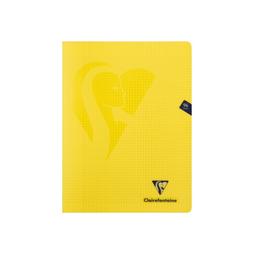 3329683033684-Clairefontaine Mimesys - Cahier polypro 24 x 32 cm - 96 pages - petits carreaux (5x5 mm) avec marge - disponib-P_79445360_3-2