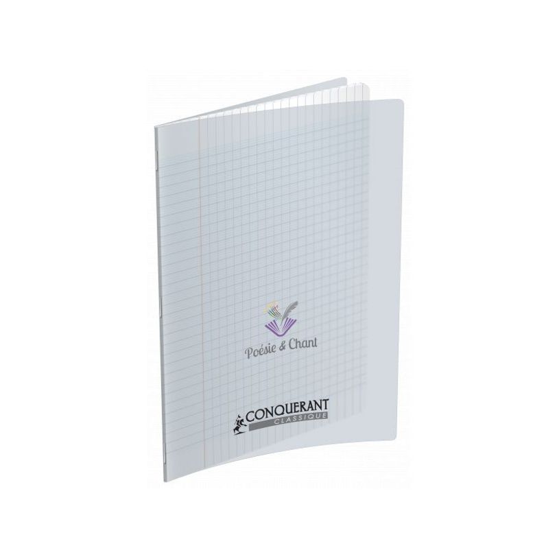 3020120156224-Conquérant Classique - Cahier de poésie et chant A4 (21x29,7cm) - 96 pages - pages blanches et grands c-P_79445394_1-0