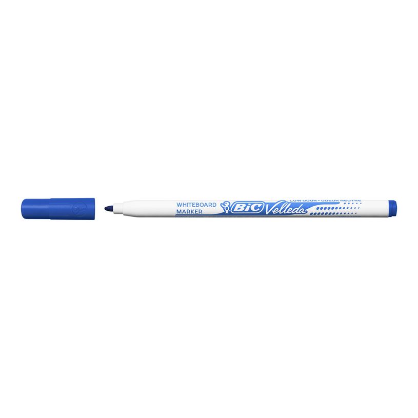 3086123368552-BIC VELLEDA 1721 - Pack de 5 marqueurs effaçables format spécial - pointe fine - bleu-P_79445395_14-11