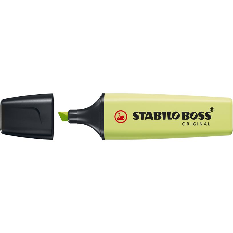 4006381557924-STABILO BOSS ORIGINAL Pastel - Surligneur - zeste de citron vert--0