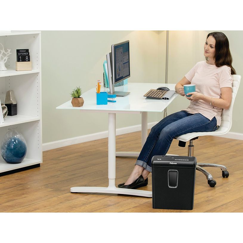 0043859741298-Fellowes Powershred P-30C - destructeur de documents coupe croisée - 6 feuilles - Corbeil-P_79445436_12-5