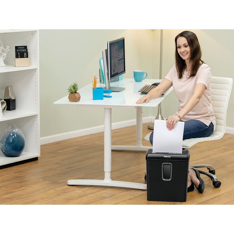 0043859741298-Fellowes Powershred P-30C - destructeur de documents coupe croisée - 6 feuilles - Corbeil-P_79445436_13-6