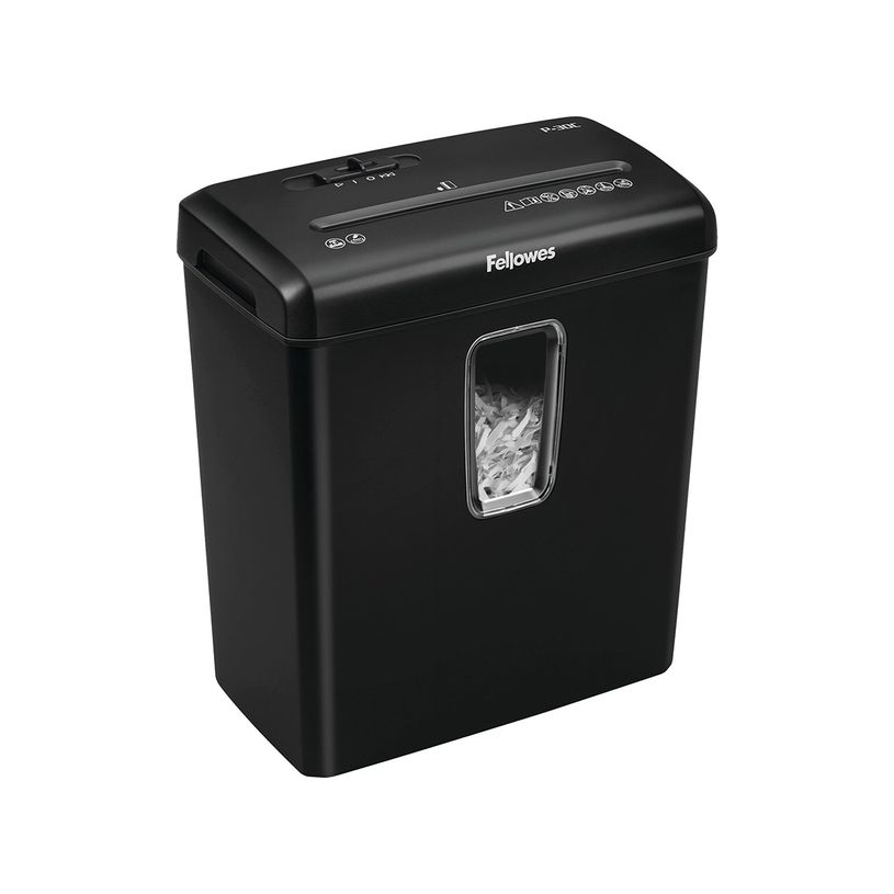 0043859741298-Fellowes Powershred P-30C - destructeur de documents coupe croisée - 6 feuilles - Corbeill-P_79445436_8-1