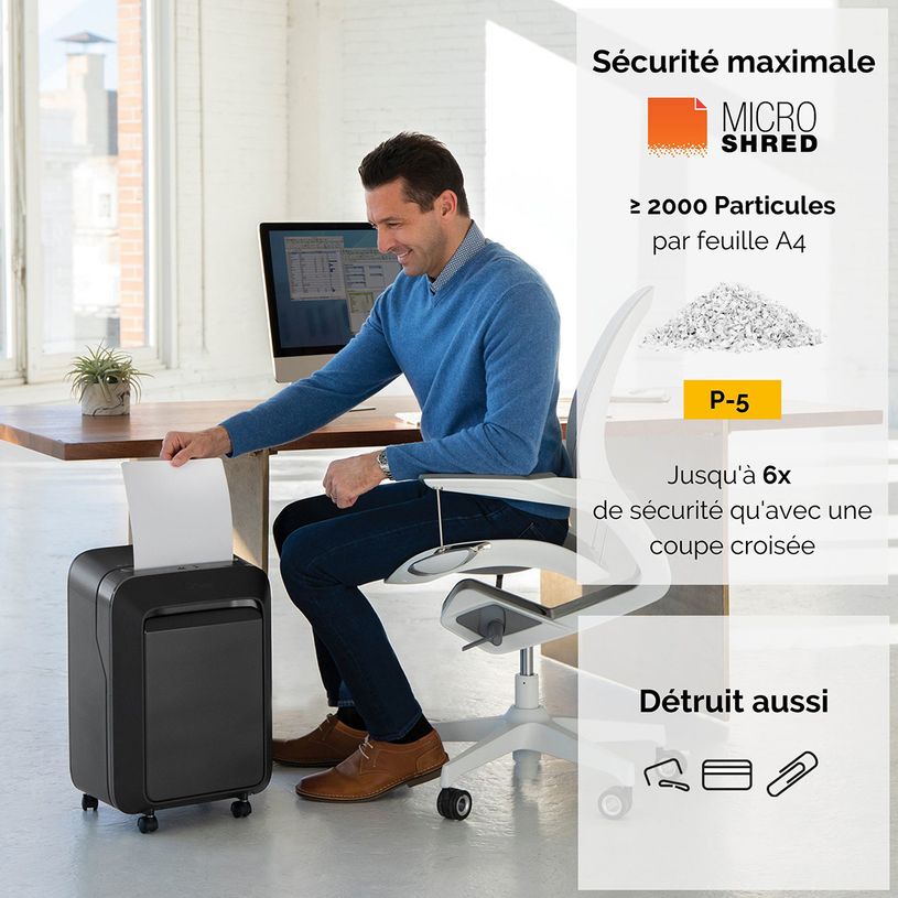 0043859751532-Fellowes Powershred LX211 - destructeur de documents coupe croisée microparticules - 15 feuille-P_79445441_12-7