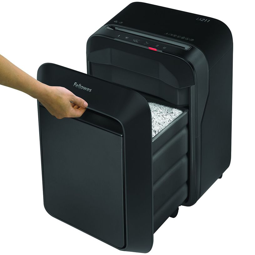 0043859751532-Fellowes Powershred LX211 - destructeur de documents coupe croisée microparticules - 15 feuilles-P_79445441_9-4