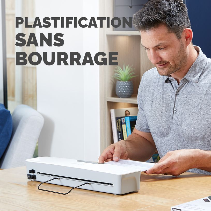 0043859753239-Fellowes Pixel - Plastifieuse A3 - de 80 à 125 microns, à chaud et à froid - anti-bourra-P_79445447_3-2