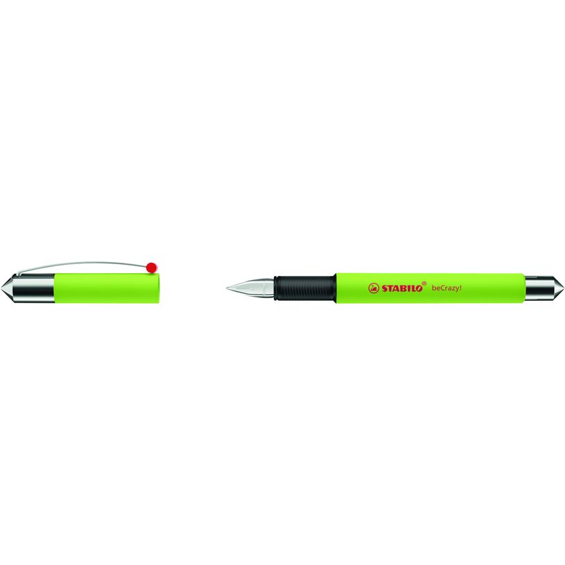 4006381551571-STABILO beCrazy! - Stylo plume - corps fin - citron vert-P_79445475_1-0