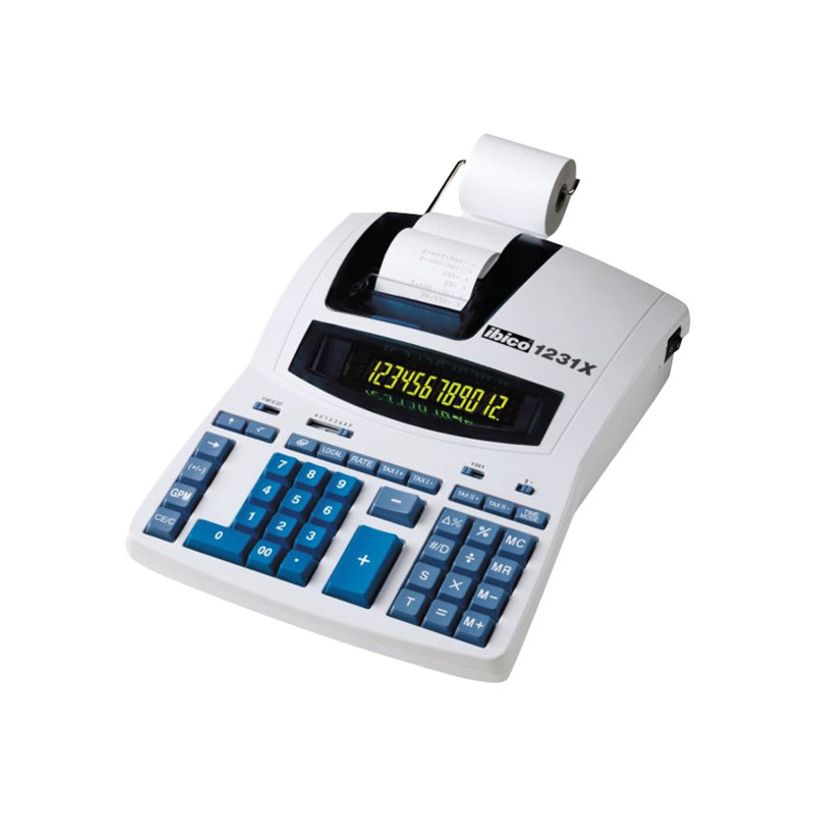 0134654040003-Rexel Ibico Professional 1231X - Calculatrice imprimante - LCD - 12 chiffres - alimentation b-P_801030_5-1