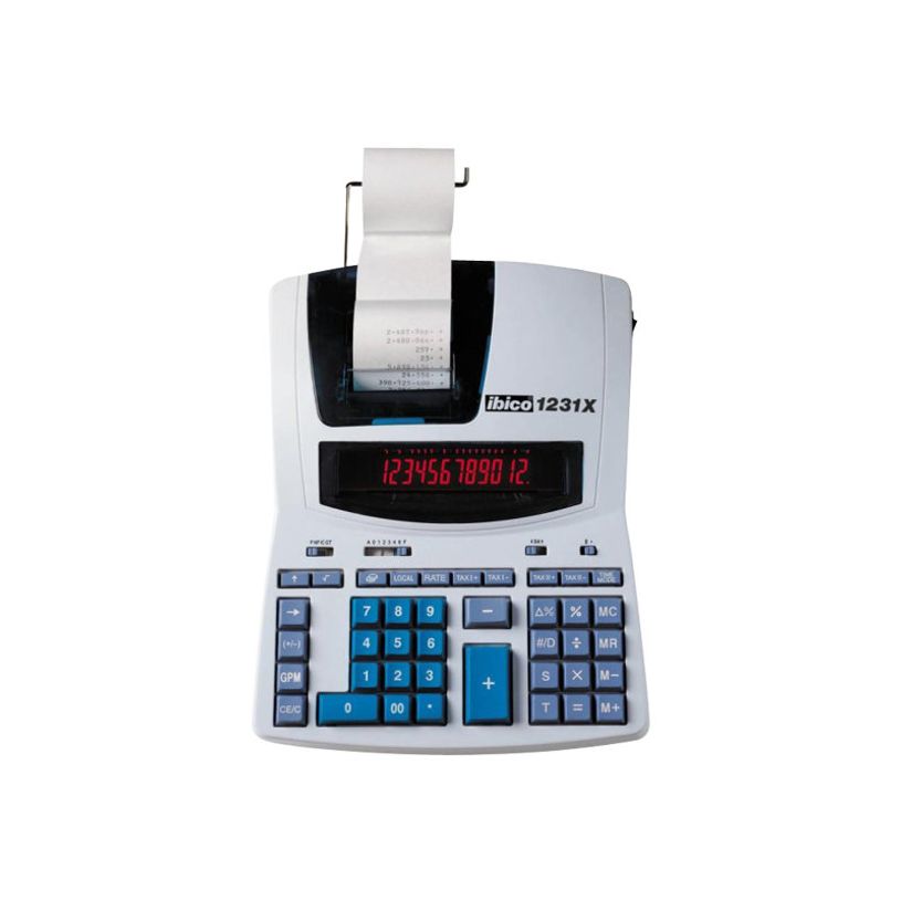 0134654040003-Rexel Ibico Professional 1231X - Calculatrice imprimante - LCD - 12 chiffres - alimentation b-P_801030_6-2
