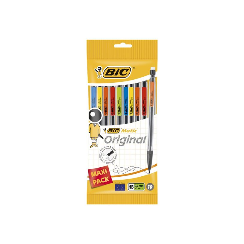 3086123354876-BIC Matic Classic - Pack de 10 porte mines - HB - 0,7 mm-P_803058_2-0