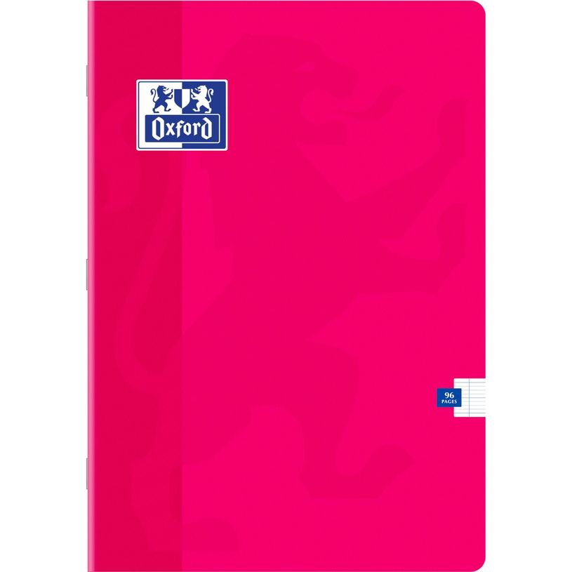 3020122873433-Oxford - Cahier A4 (21x29,7 cm) - 96 pages - grands carreaux (Seyes) - disponible dans différentes cou--7