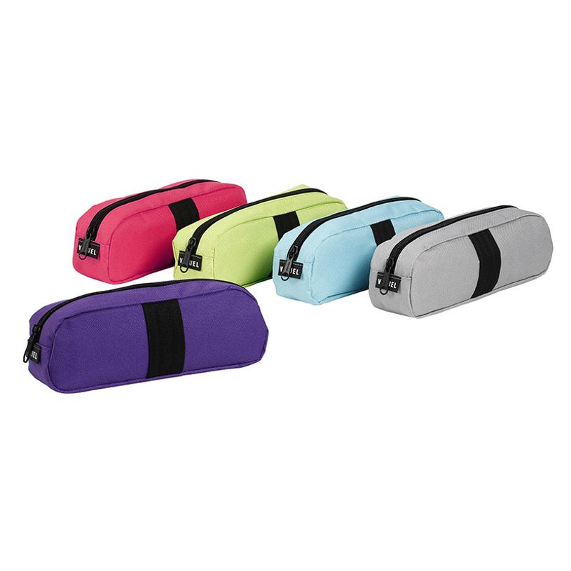 3135258223462-Trousse rectangulaire Stripe - 1 compartiment - 5 coloris disponibles - Viquel-P_822346_1-0