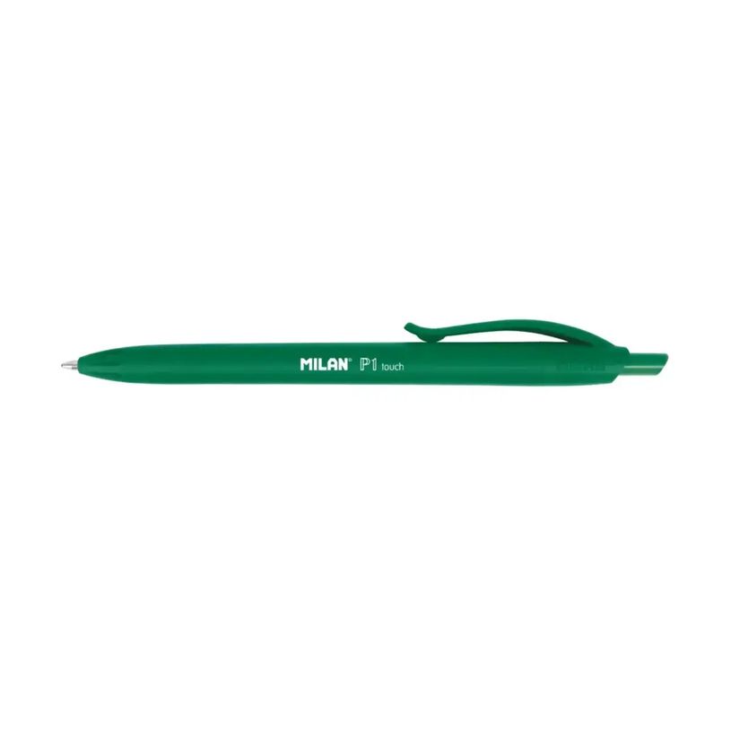 8411574036715-MILAN P1 TOUCH - Bolígrafo  - verde - 1 mm - retractil--2