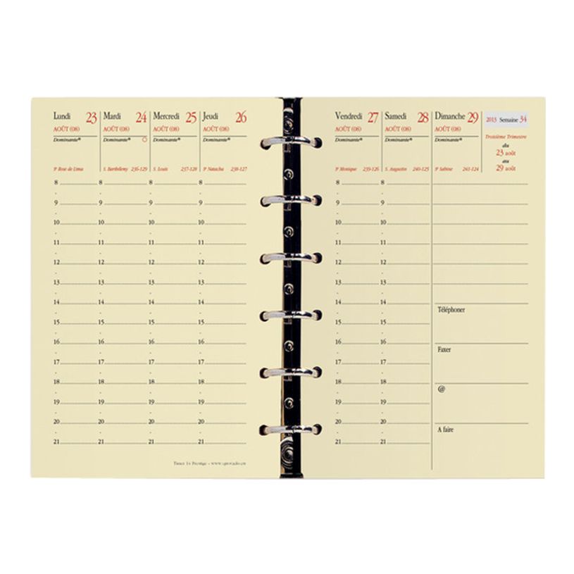 3371010119172-Quo Vadis - Recharge Organiseur - 2026-2027 - Timer 14 Prestige - Semainier Planning - Français - 16 mois de septemb-P_937004_4-2