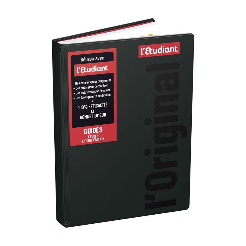 3147281939005-L'ETUDIANT ORIGINAL NOIR Agenda Scolaire - 15x21cm - Noir - Hamelin--0