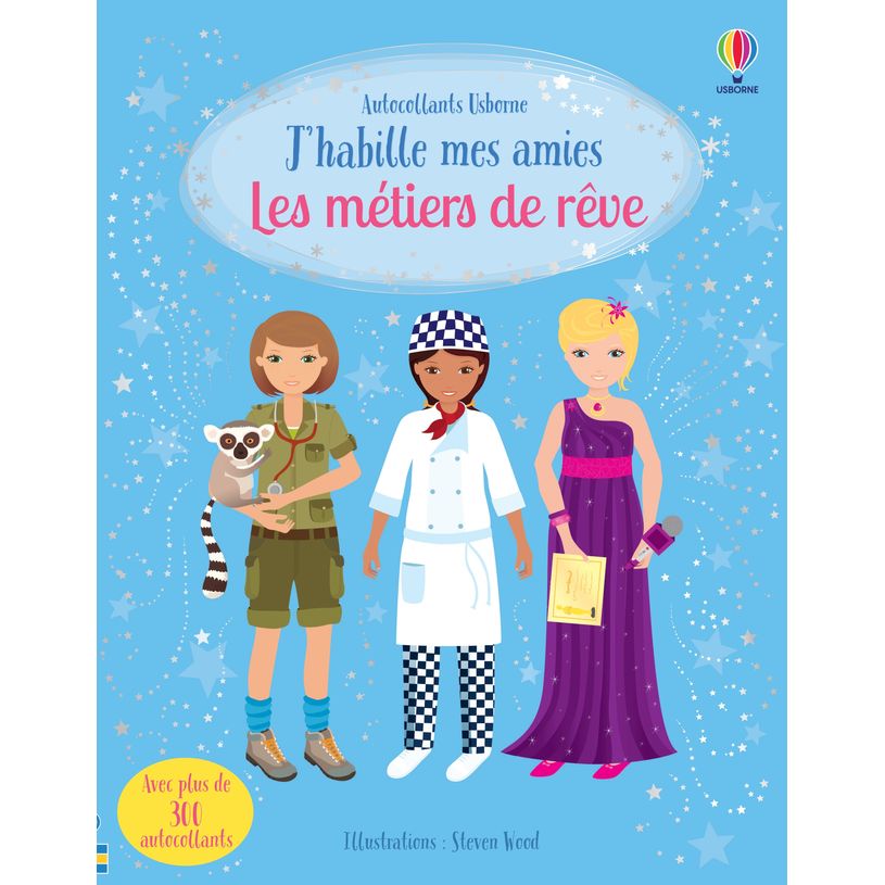 9781805313649-J'habille mes amies - Les métiers de rêve - Dès 5 ans--0