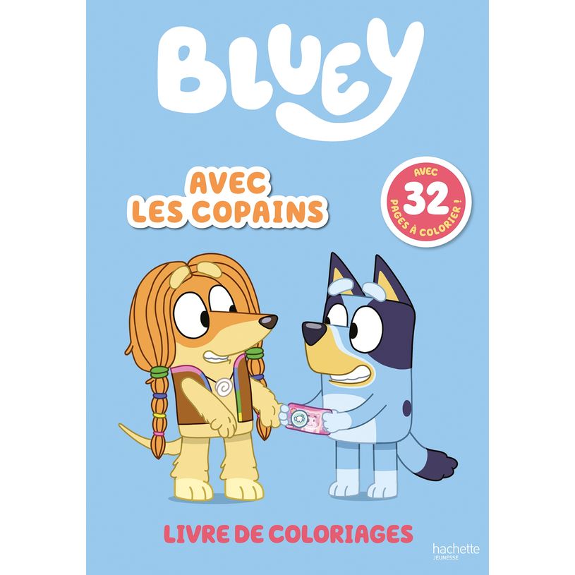 9782011001238-Bluey - Avec les copains - Livre de coloriages--0