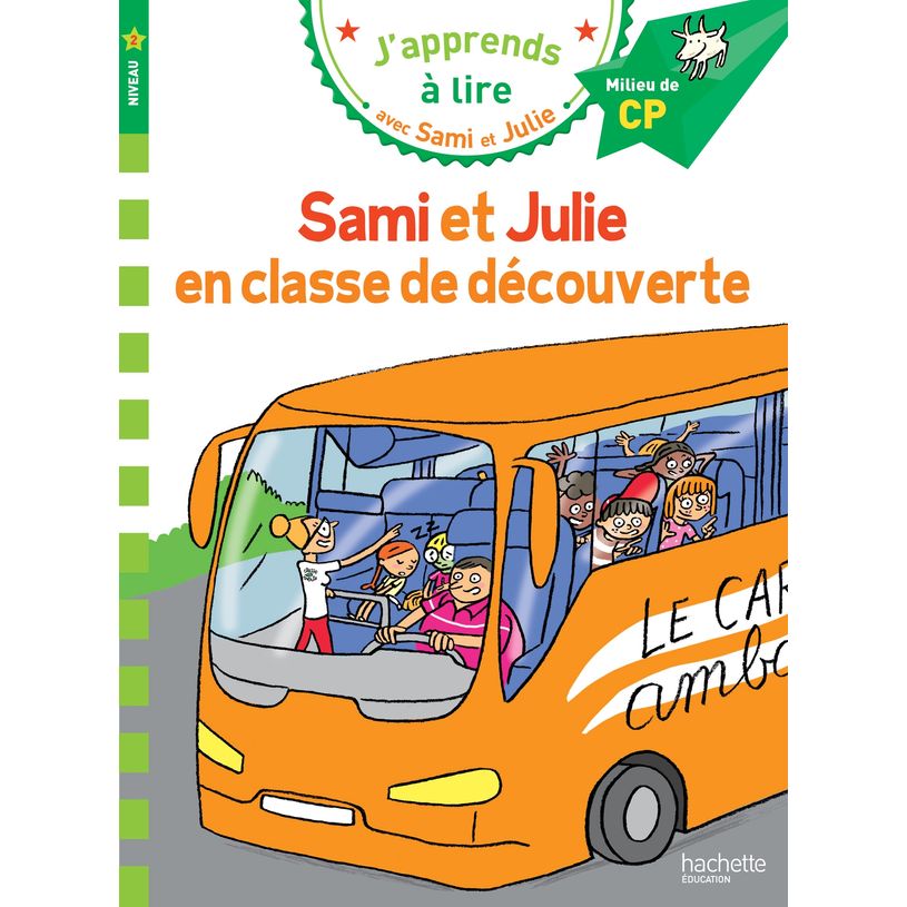 9782017012160-Sami et Julie CP Niveau 2 Sami et Julie en classe de découverte--0