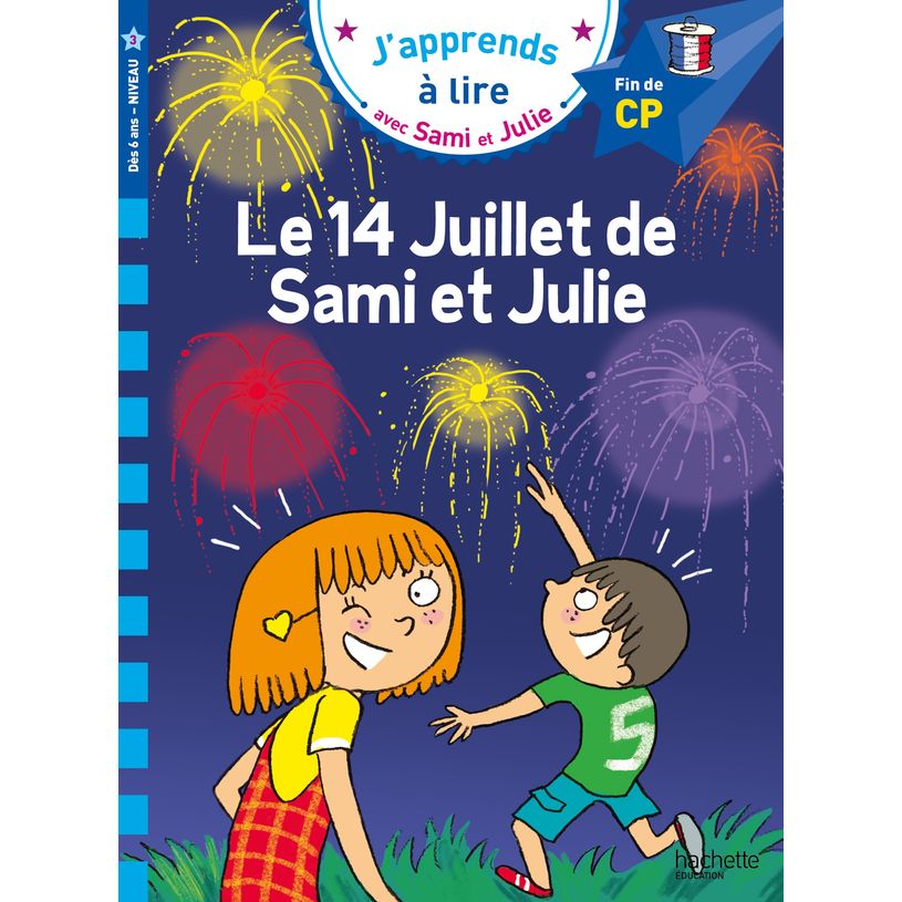 9782017151449-Sami et Julie CP Niveau 3 Le 14 juillet de Sami et Julie--0
